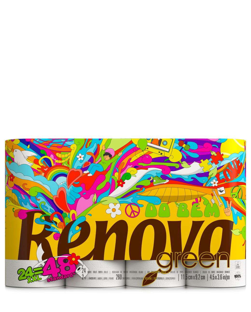 Renovagreen XXL 24=48 Toilet Paper